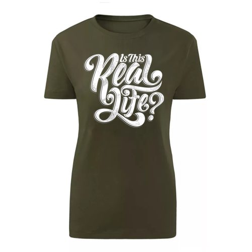 Is this Real Life Zöld női póló