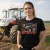 Steyr fekete női Traktoros póló