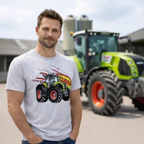 CLAAS AXION TRAKTOROS PÓLÓ SZÜRKE