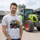 CLAAS AXION TRAKTOROS PÓLÓ SZÜRKE