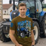 NEW HOLLAND FELIRATOS BARNA PÓLÓ