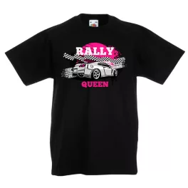 Rally Queen Gyerek Fekete póló