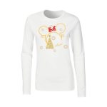 Családi Karácsonyi hosszú ujjú szett fehér