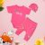 Baby Pink/Pink Exkluzív Babaruha szett