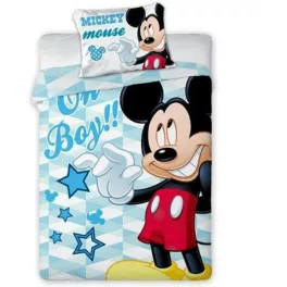 Disney Mickey Gyerek ágyneműhuzat 100×135cm, 40×60 cm