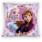 Disney Jégvarázs párna 40*40 cm - Mindkét oldalon más minta!