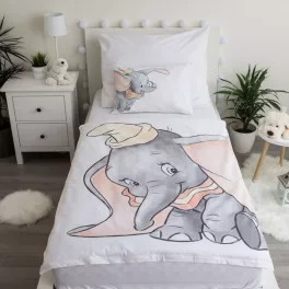   Disney Dumbo Grey gyerek ágyneműhuzat 100×135cm, 40×60 cm