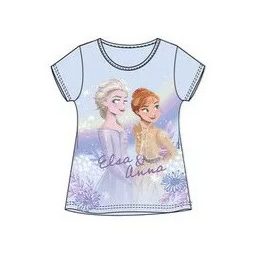   Disney Jégvarázs gyerek rövid póló, felső világoskék 4-8 év
