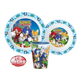   Sonic, a sündisznó étkészlet, micro műanyag szett, pohárral 260 ml